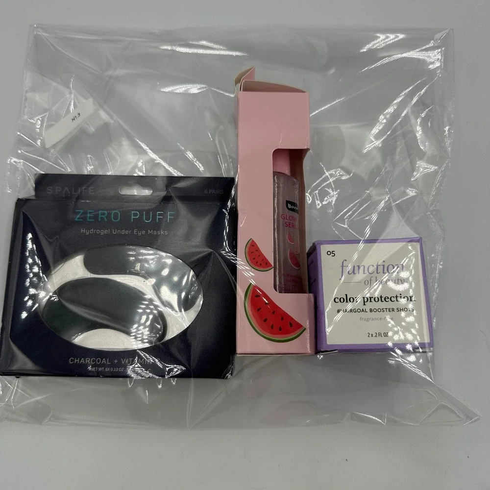 Glow Up Serum + Zero Puff Eye Masks + Color Protection Shots‎ Bundle NEW